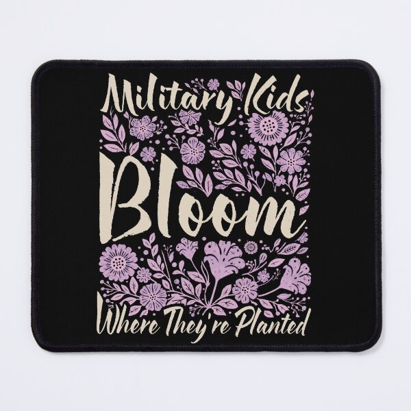 Item preview, Military Kid Dandelion Bloom Where They're Planted Purple Up designed and sold by schoolofbullies.