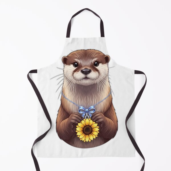 Item preview, Otter Sunflower Charm designed and sold by pumsquare.