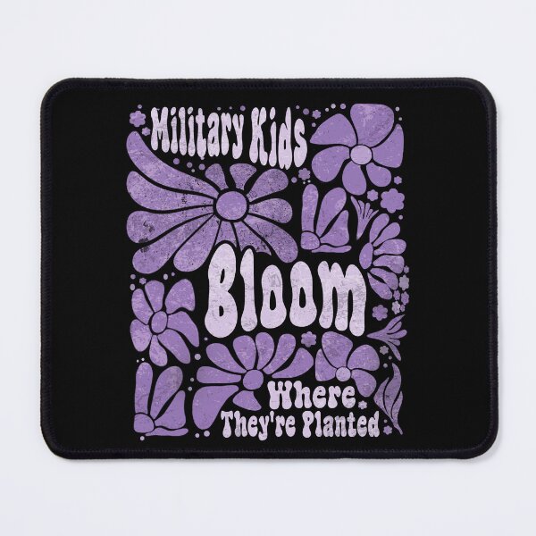 Item preview, Military Kid Dandelion Bloom Where They're Planted Purple Up designed and sold by schoolofbullies.