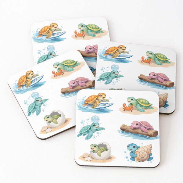 Item preview, Cute Ocean Sea Turtle Animals Art designed and sold by JessArty ⭐⭐⭐⭐⭐.