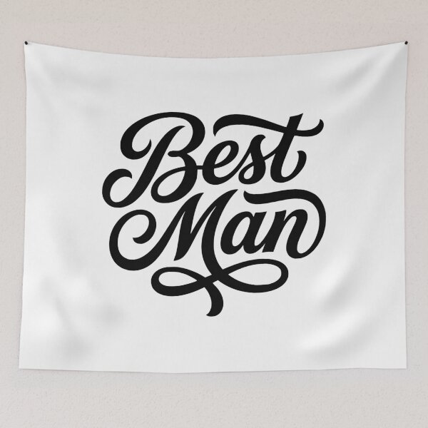 Item preview, Best Man Script Wedding Party Groomsman designed and sold by AntiqueImages.