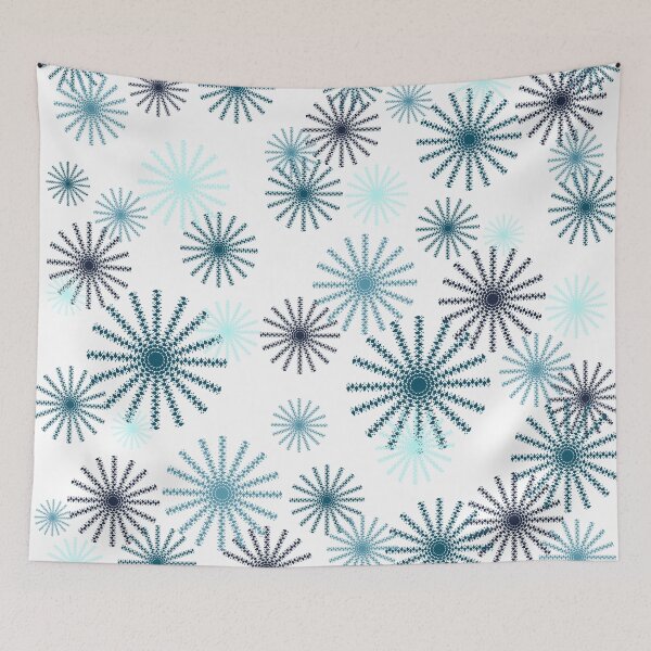 Item preview, Blue Firework Starbursts on Transparent Background designed and sold by Aidile.
