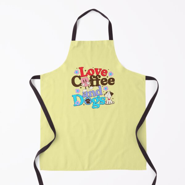 Item preview, Love Coffee and dogs cute design - bright edition designed and sold by Teacuppupdesign.