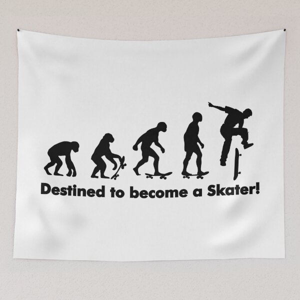 Item preview, Destined to Become a Skater – Cool Skateboarding Vibes Graphic Design designed and sold by artworkathome.