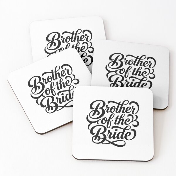 Item preview, Brother of the Bride Wedding Party Script Design designed and sold by AntiqueImages.