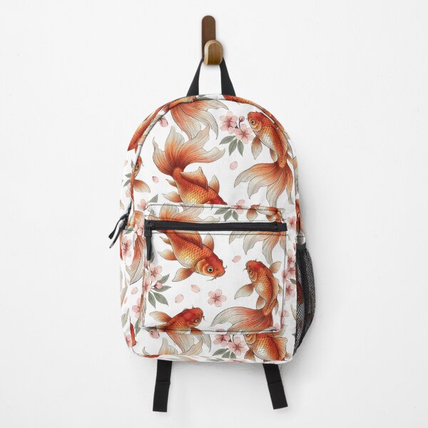 Item preview, Goldfish Cherry Blossom Floral designed and sold by JessArty ⭐⭐⭐⭐⭐.