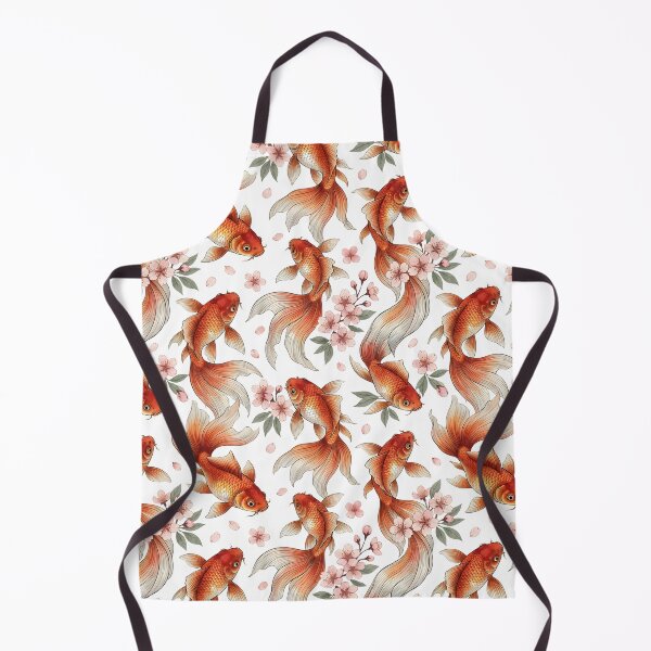Item preview, Goldfish Cherry Blossom Floral designed and sold by JessArty ⭐⭐⭐⭐⭐.