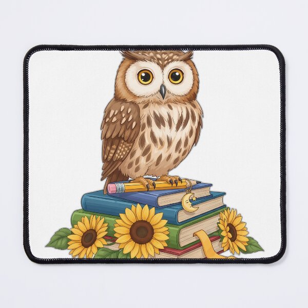 Item preview, Teacher Owl Sunflower Books designed and sold by pumsquare.