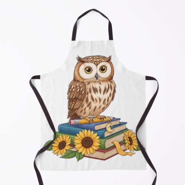 Item preview, Teacher Owl Sunflower Books designed and sold by pumsquare.