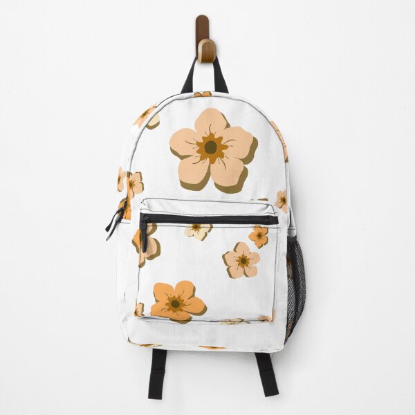 Item preview, Retro Floral Repeat Pattern with Beige Flowers on Transparent Background designed and sold by Aidile.