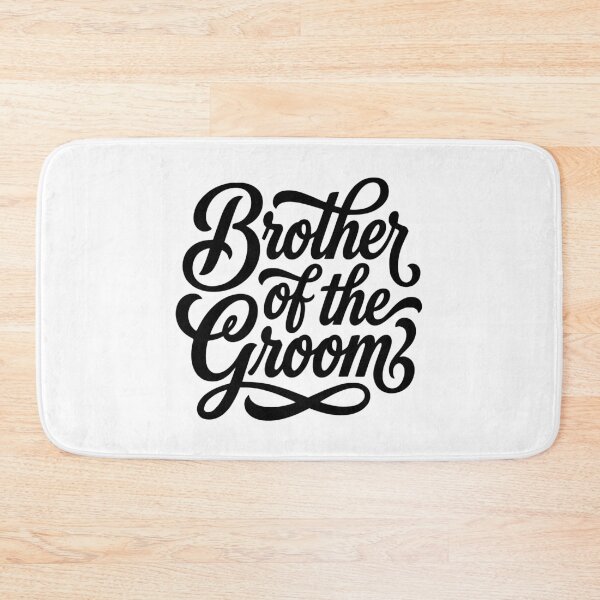 Item preview, Brother of the Groom Wedding Party Script Design designed and sold by AntiqueImages.