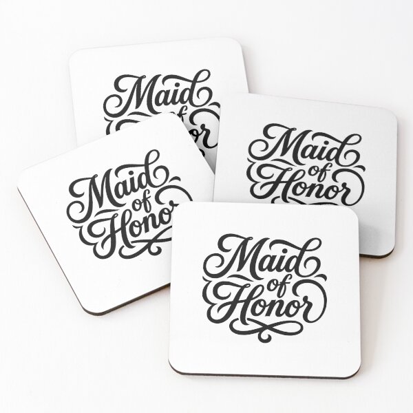 Item preview, Maid of Honor Wedding Party Script Design designed and sold by AntiqueImages.