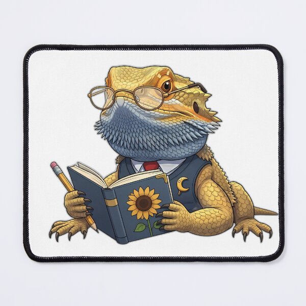Item preview, Study Beardie Sunflower Notes designed and sold by pumsquare.