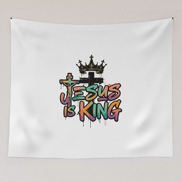 Item preview, Copy of Jesus Is My King Cool Motivational Christian designed and sold by w66aboo.