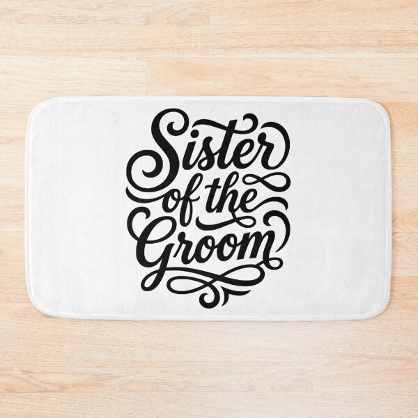 Item preview, Sister of the Groom Wedding Party Script Design designed and sold by AntiqueImages.