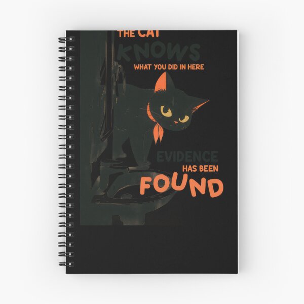 Item preview, Cat Knows What You Did In Here #992 designed and sold by triglavis-art.
