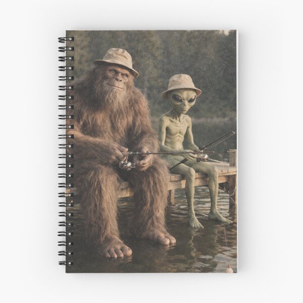 Item preview, Bigfoot Alien Fishing Funny Men UFO Sasquatch Lovers designed and sold by will freed18.