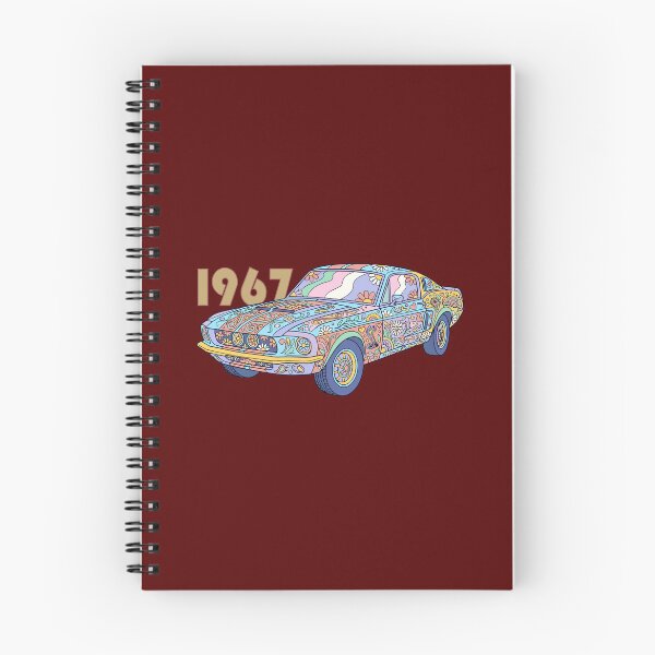 Item preview, 1967 Psychedelic Flower Power Mustang Cobra Art designed and sold by Far Out Goods.
