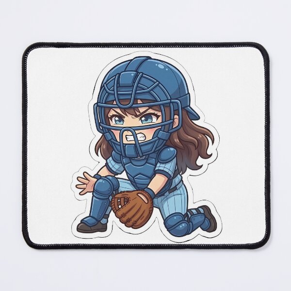 Item preview, Chibi Baseball 2026 Edition - Catcher Blocking designed and sold by Chibi-Planet.