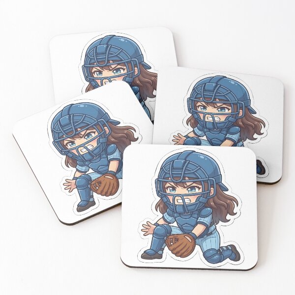 Item preview, Chibi Baseball 2026 Edition - Catcher Blocking designed and sold by Chibi-Planet.