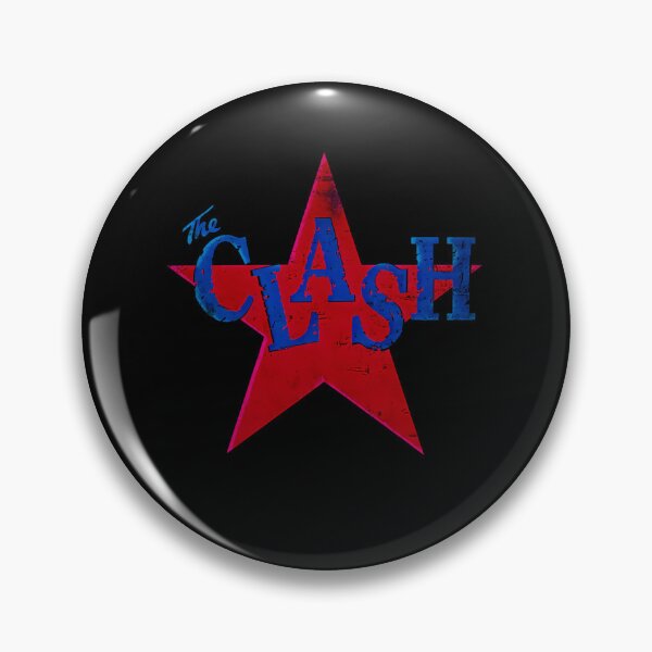 Item preview, The Clash Distressed Offset Star Graphic designed and sold by TrendShop23.