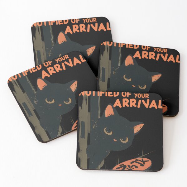 Item preview, Cat Notified Your Arrival #429 designed and sold by triglavis-art.