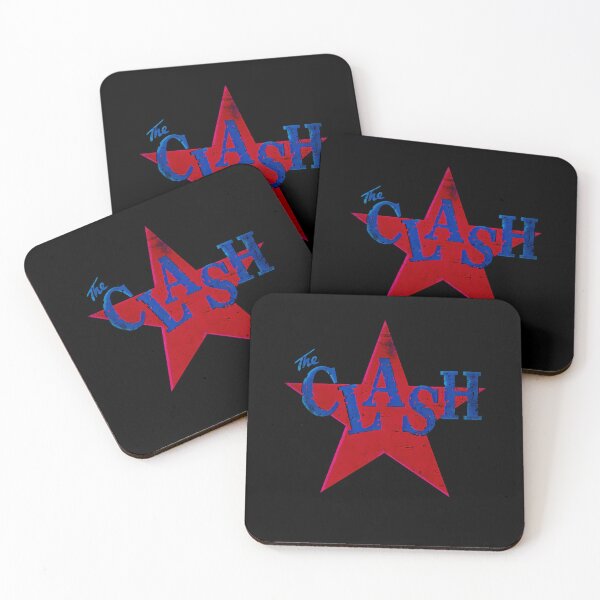 Item preview, The Clash Distressed Offset Star Graphic designed and sold by TrendShop23.