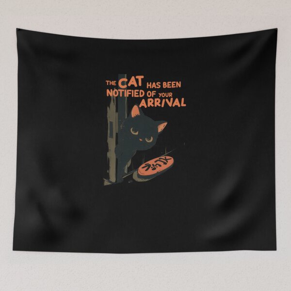 Item preview, Cat Notified Your Arrival #429 designed and sold by triglavis-art.