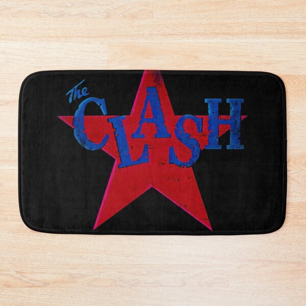Item preview, The Clash Distressed Offset Star Graphic designed and sold by TrendShop23.