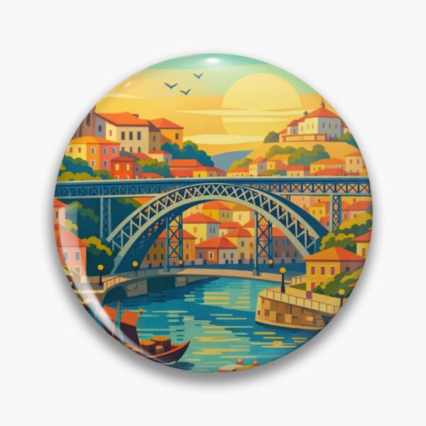 Item preview, Porto Portugal Vintage Travel Art designed and sold by MatthewHeights.