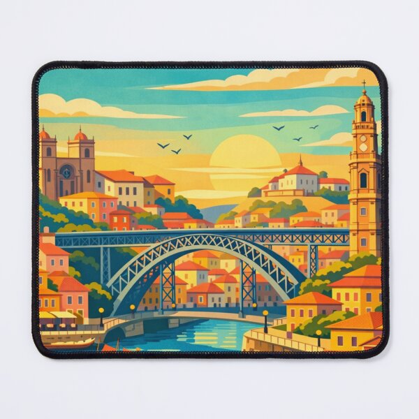 Item preview, Porto Portugal Vintage Travel Art designed and sold by MatthewHeights.