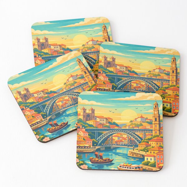 Item preview, Porto Portugal Vintage Travel Art designed and sold by MatthewHeights.