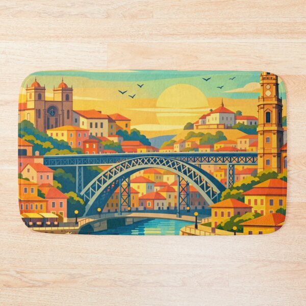 Item preview, Porto Portugal Vintage Travel Art designed and sold by MatthewHeights.