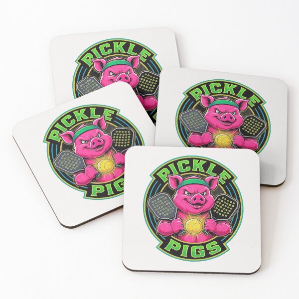 Item preview, Pickleball Pigs Funny Pickleball Player Design designed and sold by PixelQ.