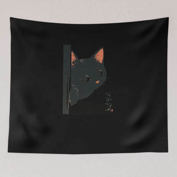 Item preview, Hilarious Black Cat Bathroom #179 designed and sold by triglavis-art.