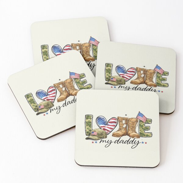 Item preview, Love My Daddy, Dad Military, Veterans Day Memorial Day, Father's Day designed and sold by Naviiraart.