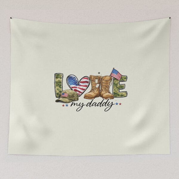 Item preview, Love My Daddy, Dad Military, Veterans Day Memorial Day, Father's Day designed and sold by Naviiraart.