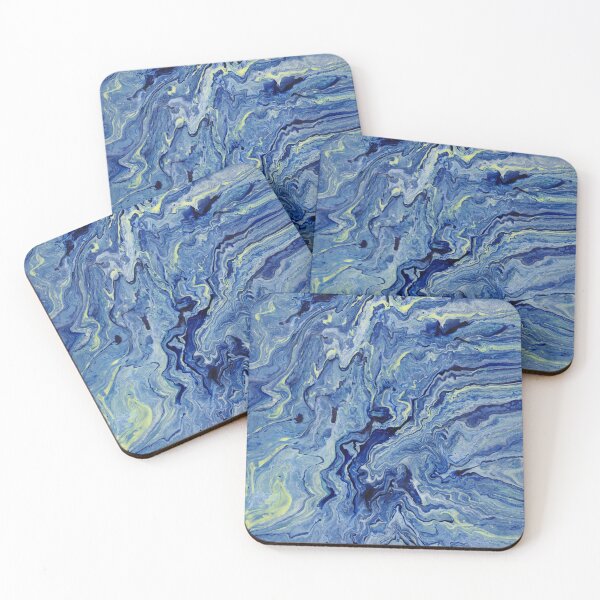 Item preview, Glacial Currents: Blue Flow Abstraction designed and sold by MaryLOwen85.