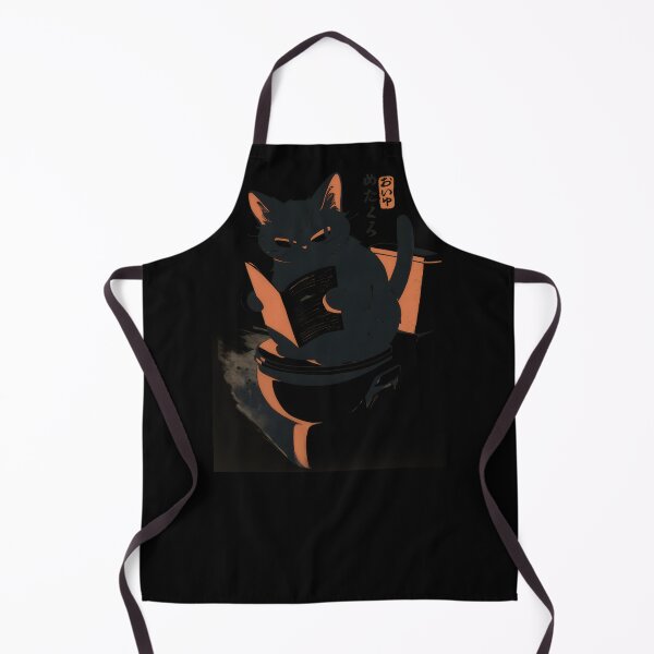 Item preview, Sassy Black Cat Bathroom #868 designed and sold by triglavis-art.