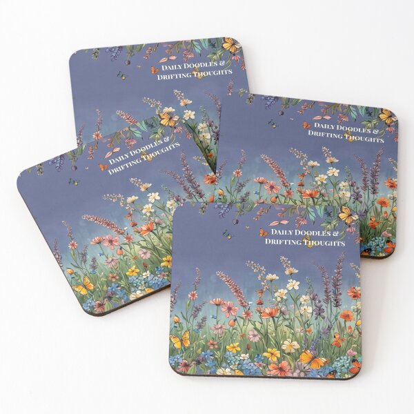 Item preview, Daily Doodles and Drifting Thoughts Floral Meadow designed and sold by mythographiaart.