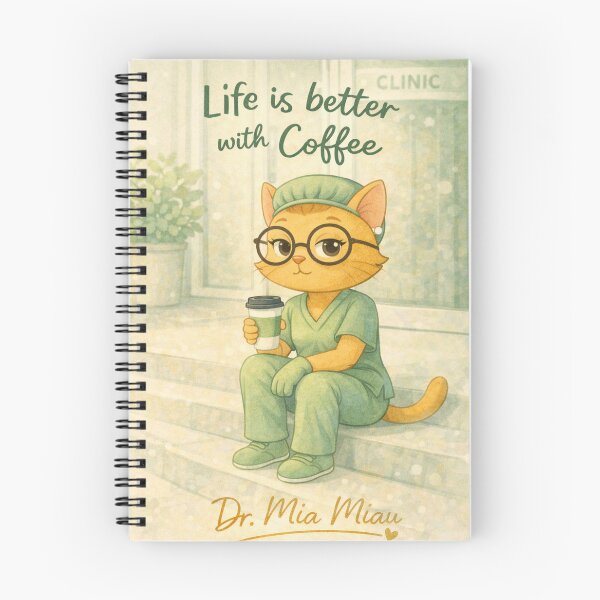 Item preview, Life is better with coffee - Dr. Mia Meow designed and sold by drmiamiau.