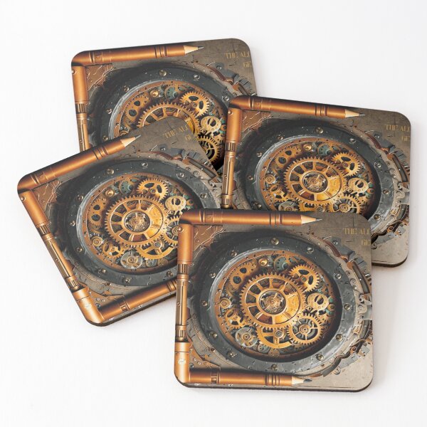 Item preview, Intricate Steampunk Alchemist Gear Mechanism designed and sold by mythographiaart.