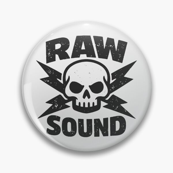 Item preview, Raw Sound Skull Lightning designed and sold by SnappyPNG.