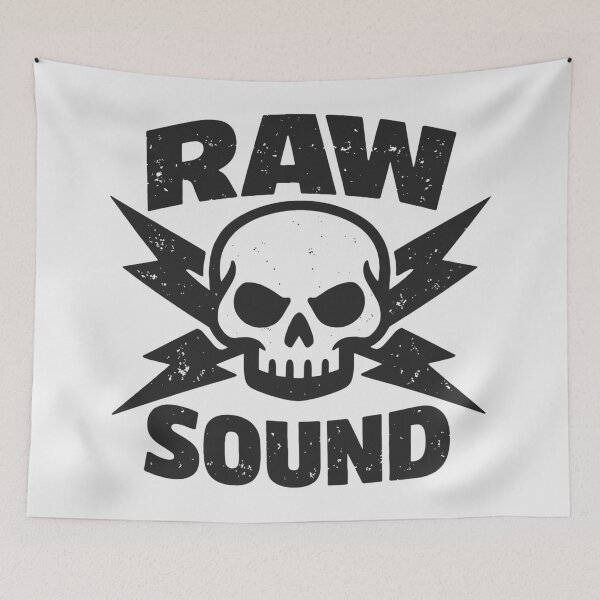Item preview, Raw Sound Skull Lightning designed and sold by SnappyPNG.