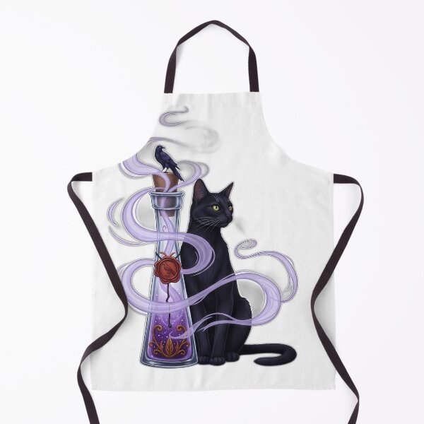 Item preview, Black Cat Apothecary Bottle designed and sold by IllumeInk.