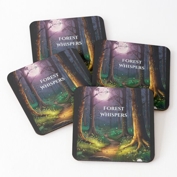 Item preview, Magical Forest Path Under Full Moon designed and sold by mythographiaart.