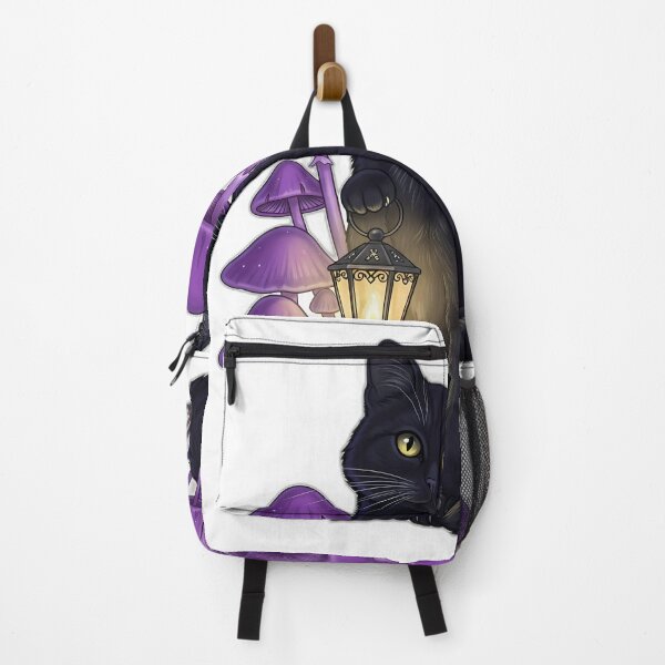Item preview, Black Cat Mushroom Lantern designed and sold by IllumeInk.