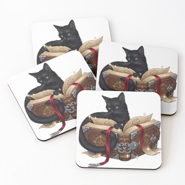Item preview, Black Cat Spellbook Bookmark designed and sold by IllumeInk.