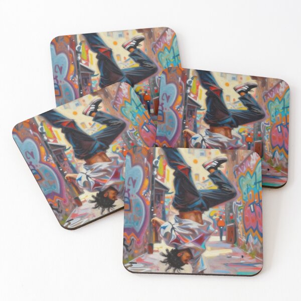 Item preview, Breakdancer Performing in Graffiti Alley designed and sold by Koalangel.