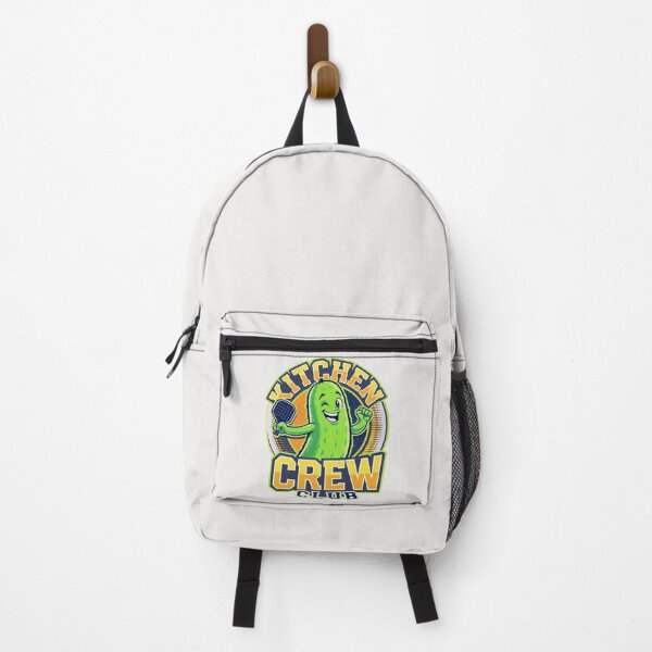 Item preview, Pickleball Kitchen Crew Club Funny Pickle Cartoon designed and sold by PixelQ.